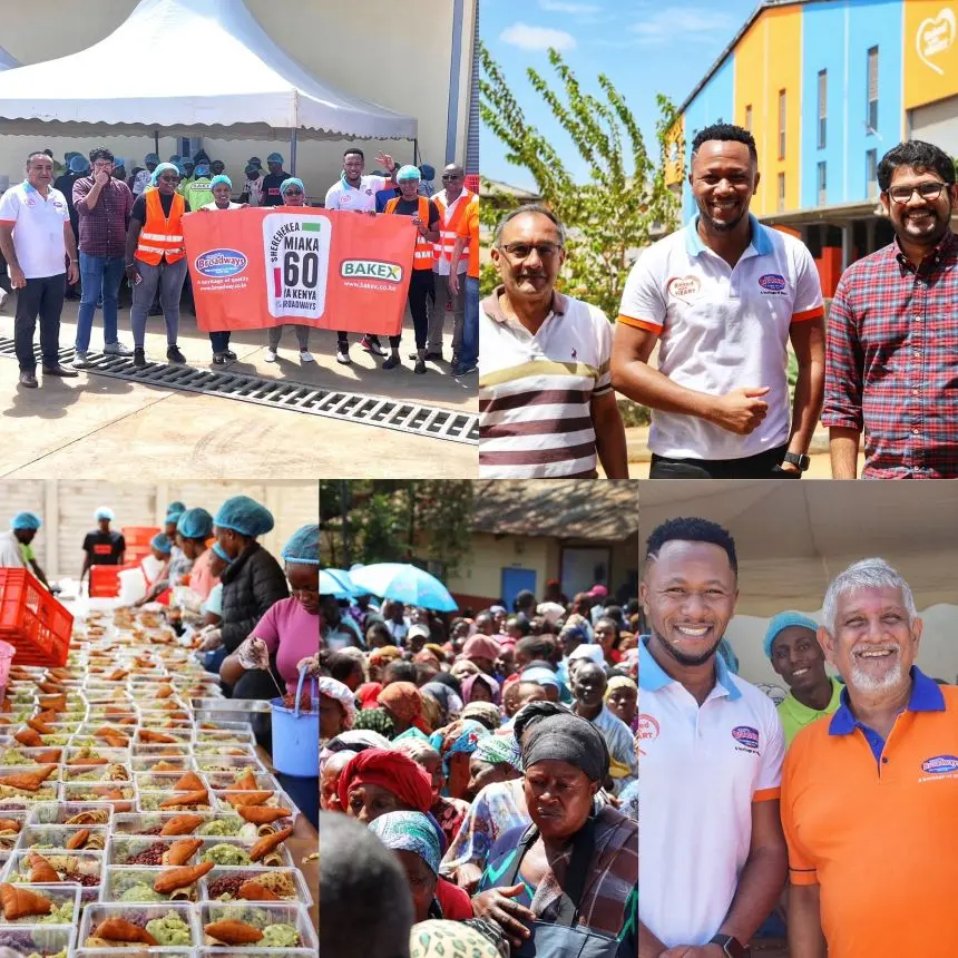 Broadway Group's 60th Independence Gift: 3000 Hot Meals for Thika