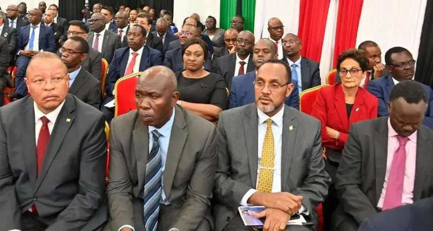 CMA boss Wyckliffe Shamiah during the launch of DhowCSD. Image: courtesy.